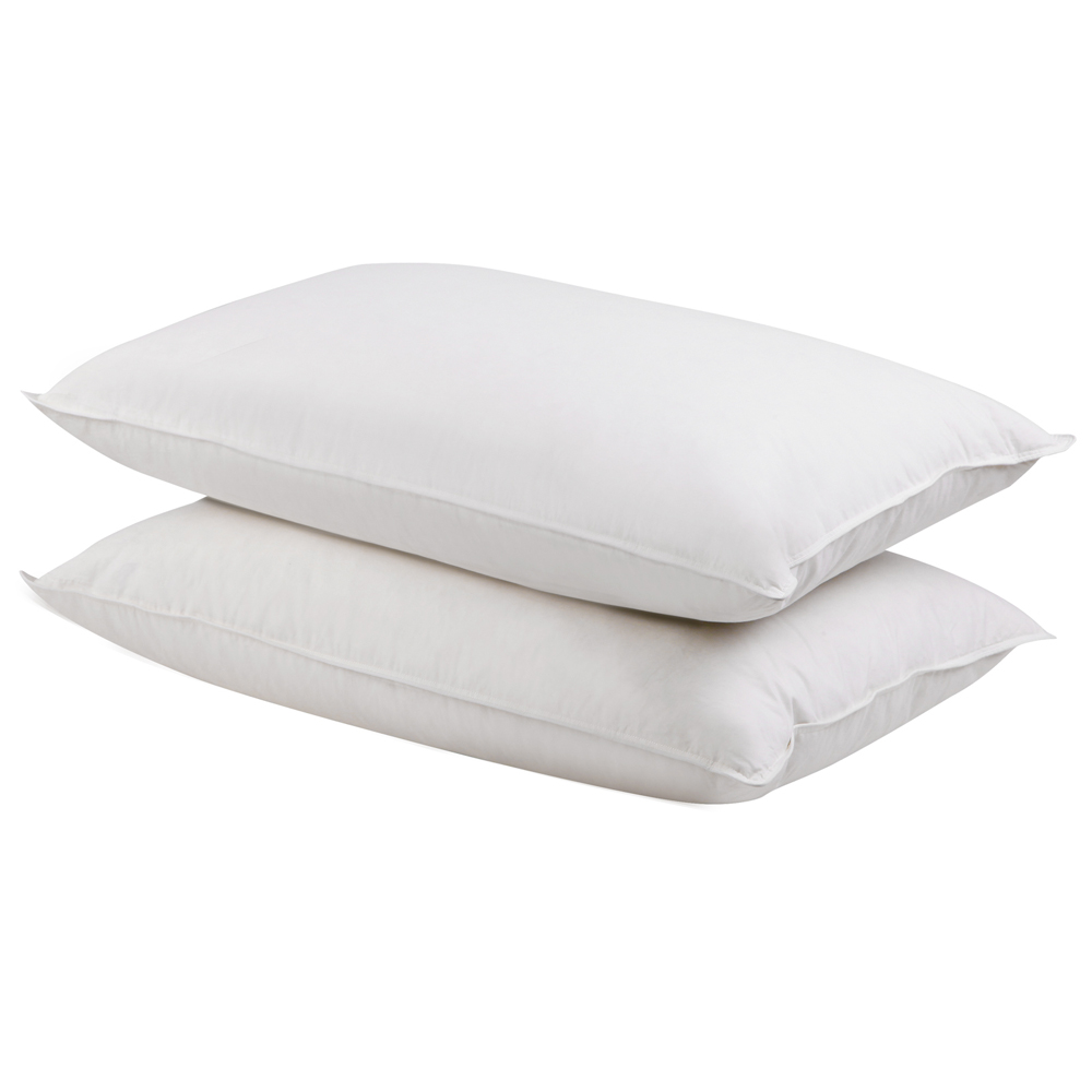 Giselle Bedding Set of 2 Duck Down Pillow – White